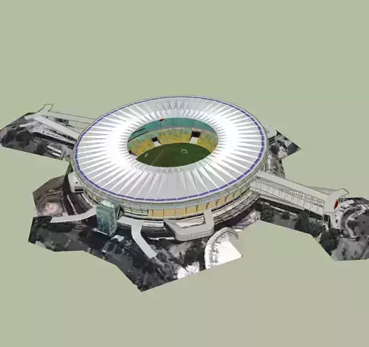 Maracana rio de janeiro stadium 3D model