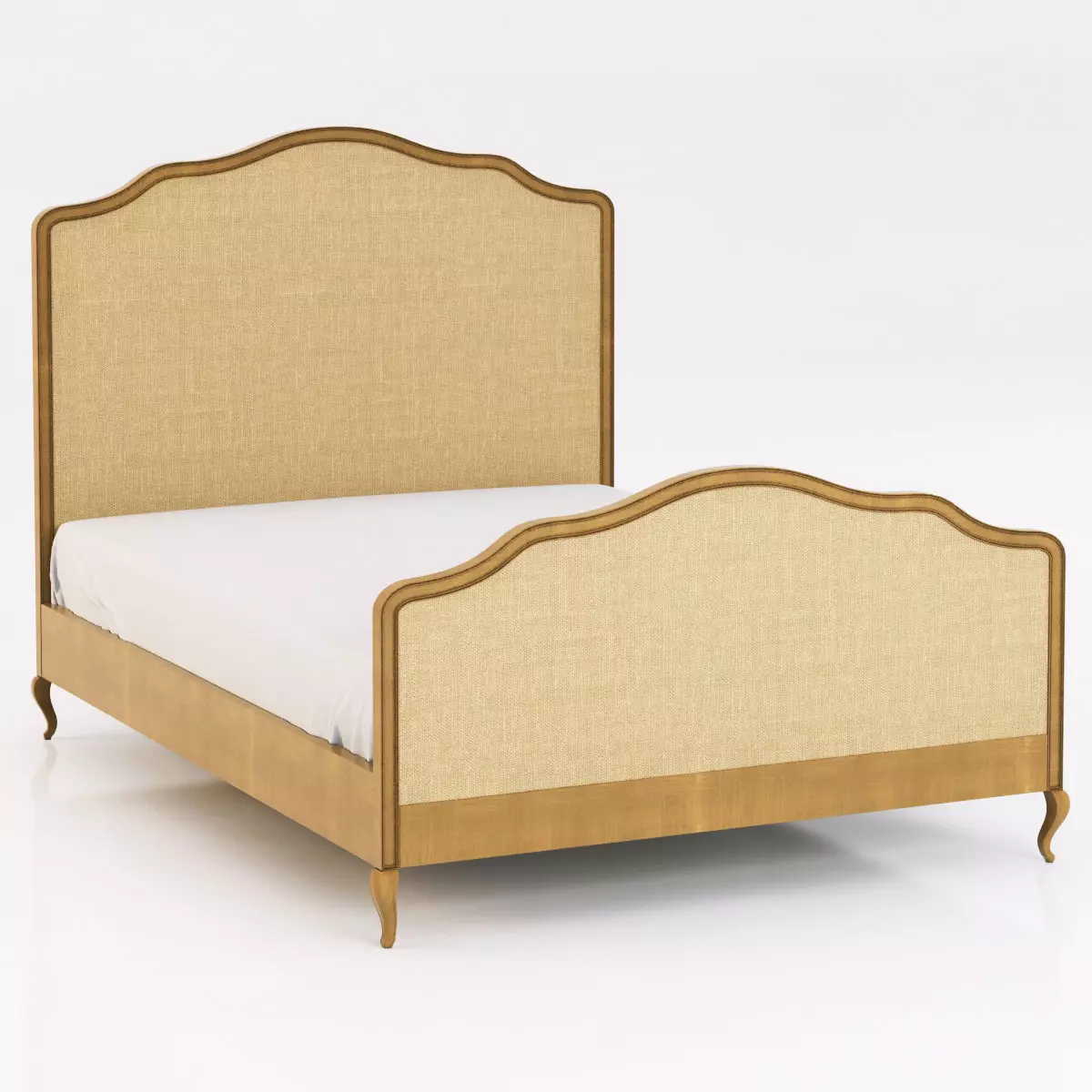 Restoration Hardware Lorraine Caned Bed 3D model