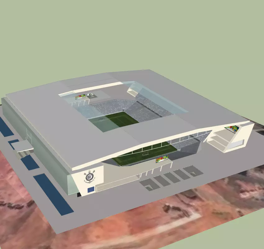 Arena Corinthians 3D model_0