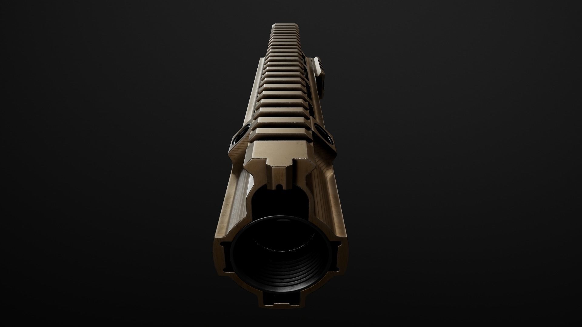 Geissele Super Modular Rail HK416 Handguard Low-poly 3D model_40