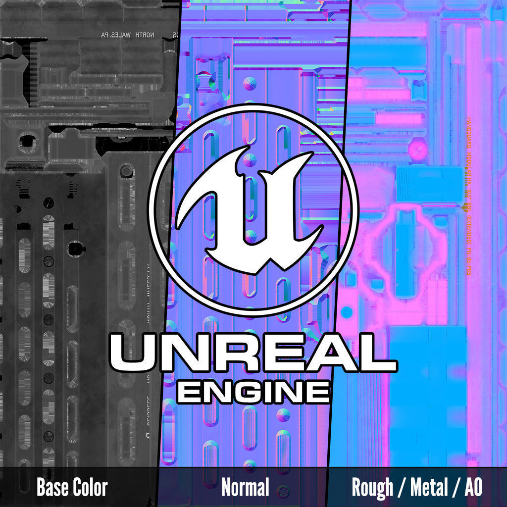 Geissele Super Modular Rail HK416 Handguard Low-poly 3D model_54