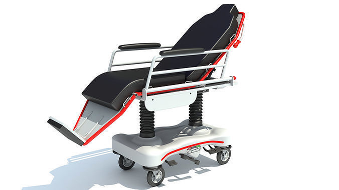 Medical Stretcher Chair 3D model