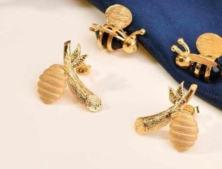 Honey earring 3D model_1