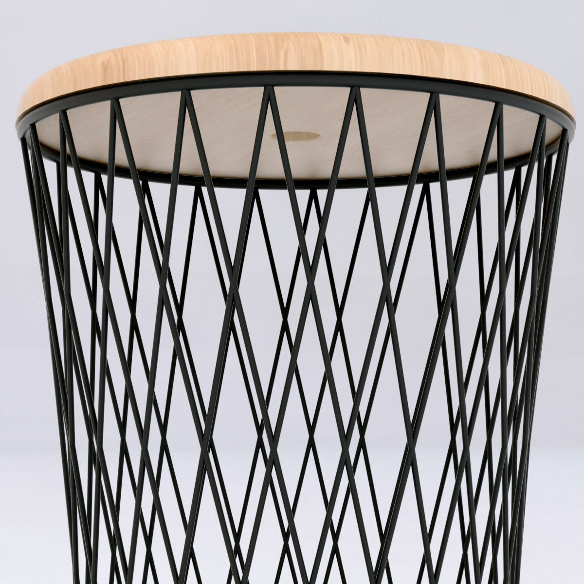 BoConcept Stool 3D model_2