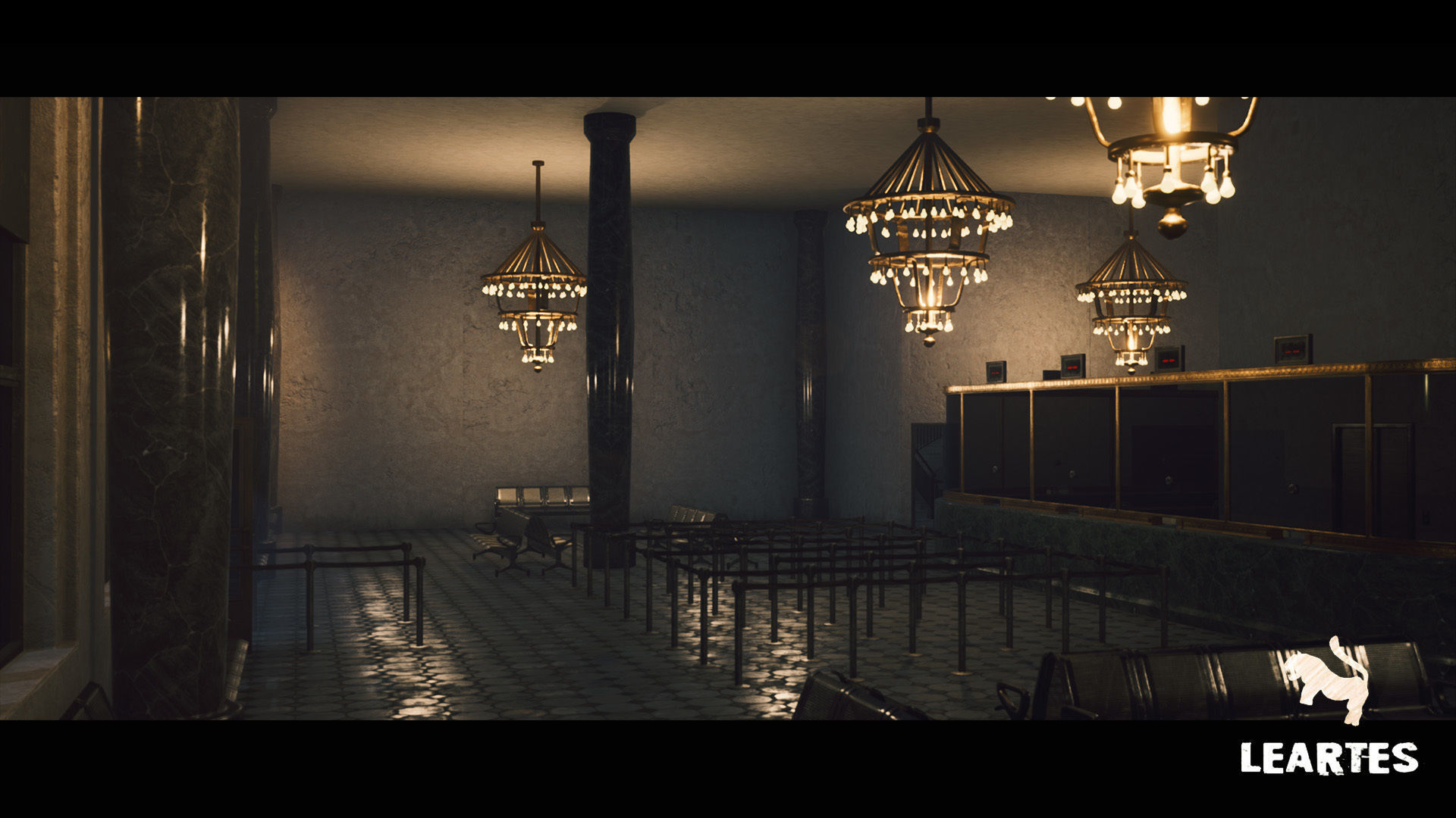 Modern City Downtown with Interiors Megapack - Buildings Low-poly 3D model_31