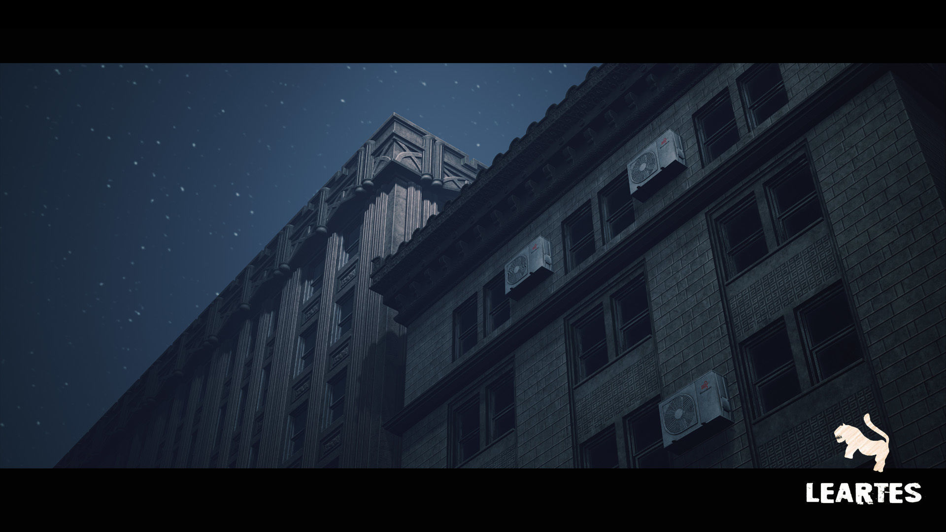 Modern City Downtown with Interiors Megapack - Buildings Low-poly 3D model_22