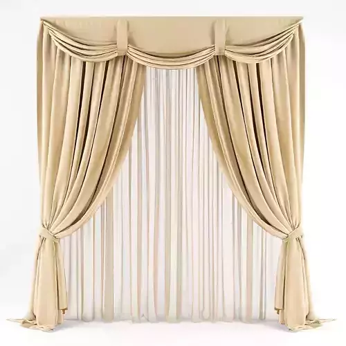 Curtain 3D model 83