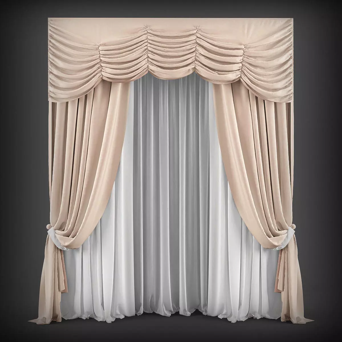 Curtain 3D model 84 3D model_0