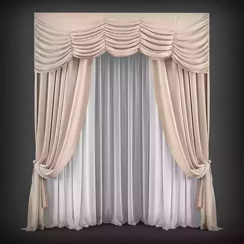 Curtain 3D model 84