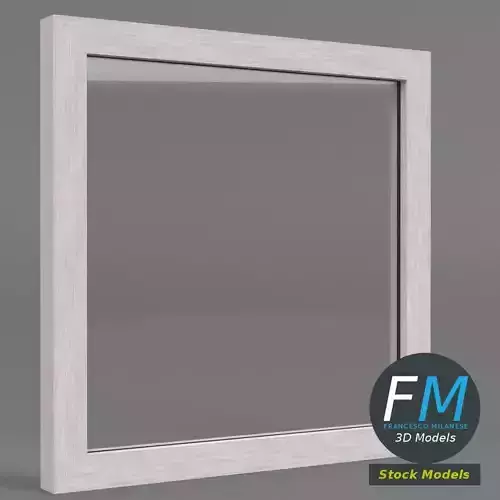 Acrylic barrier with frame