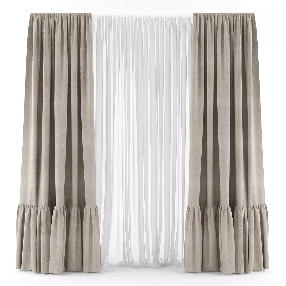 Curtain 3D model 87 3D model_0