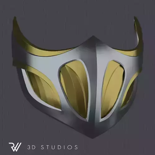 MK11 Scorpion Mask V6 - STL File 3D print model