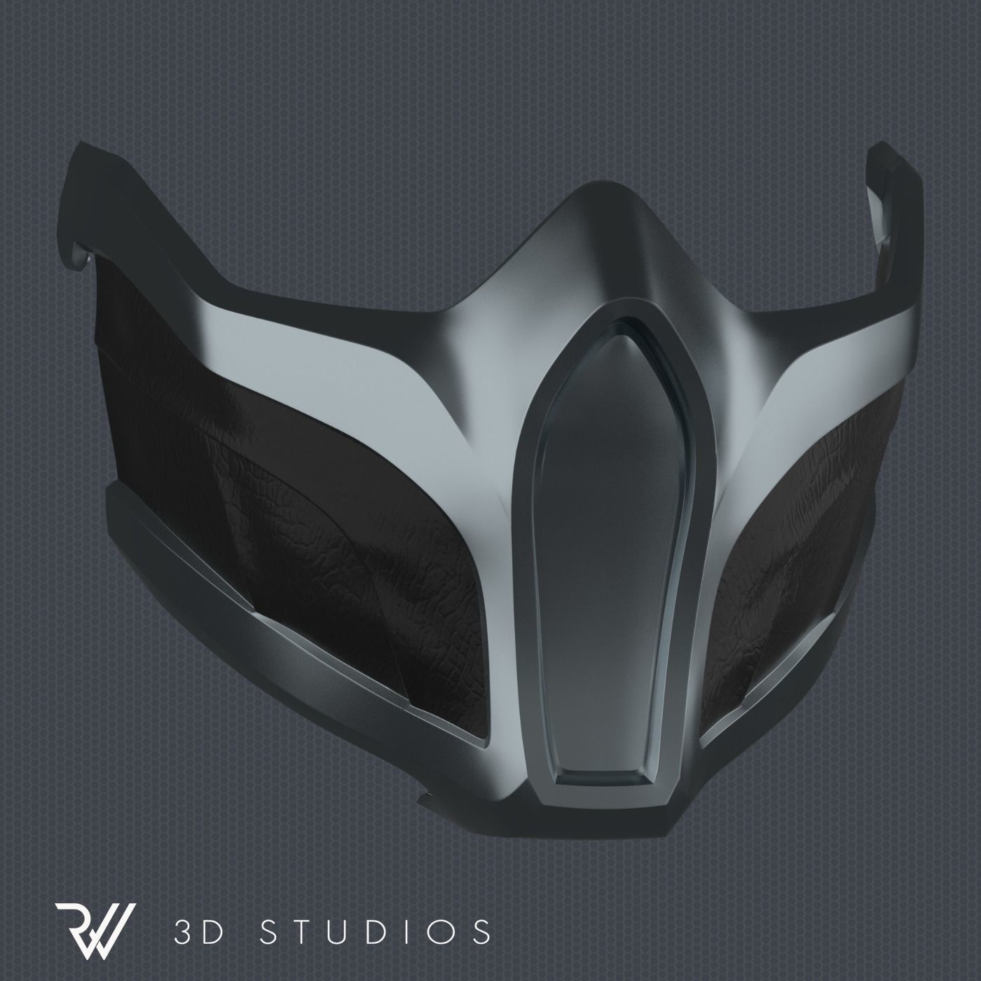 MK11 Scorpion Mask V7 - STL File 3D print model_14