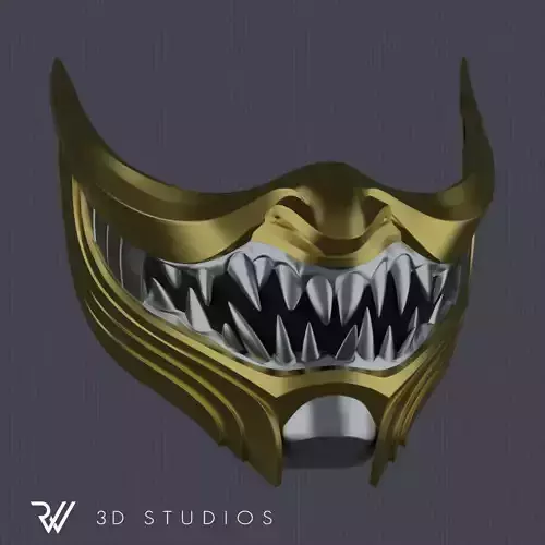 MK11 Scorpion Mask V8 - STL File 3D print model