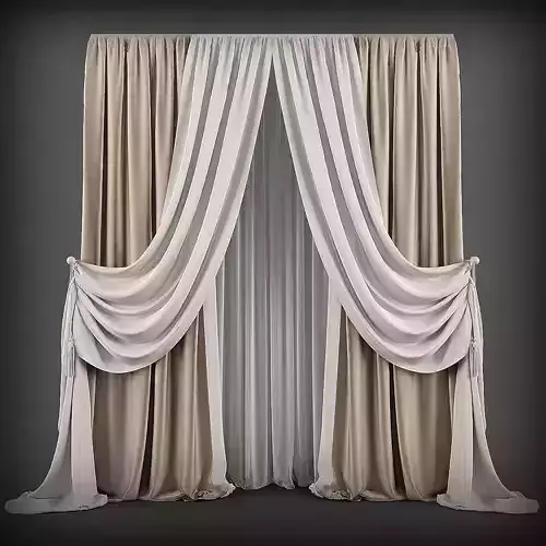 Curtain 3D model 89