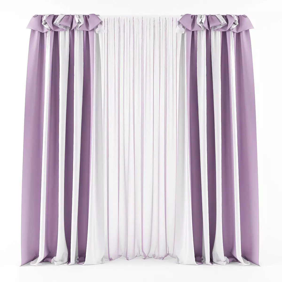 Curtain 3D model 90 3D model