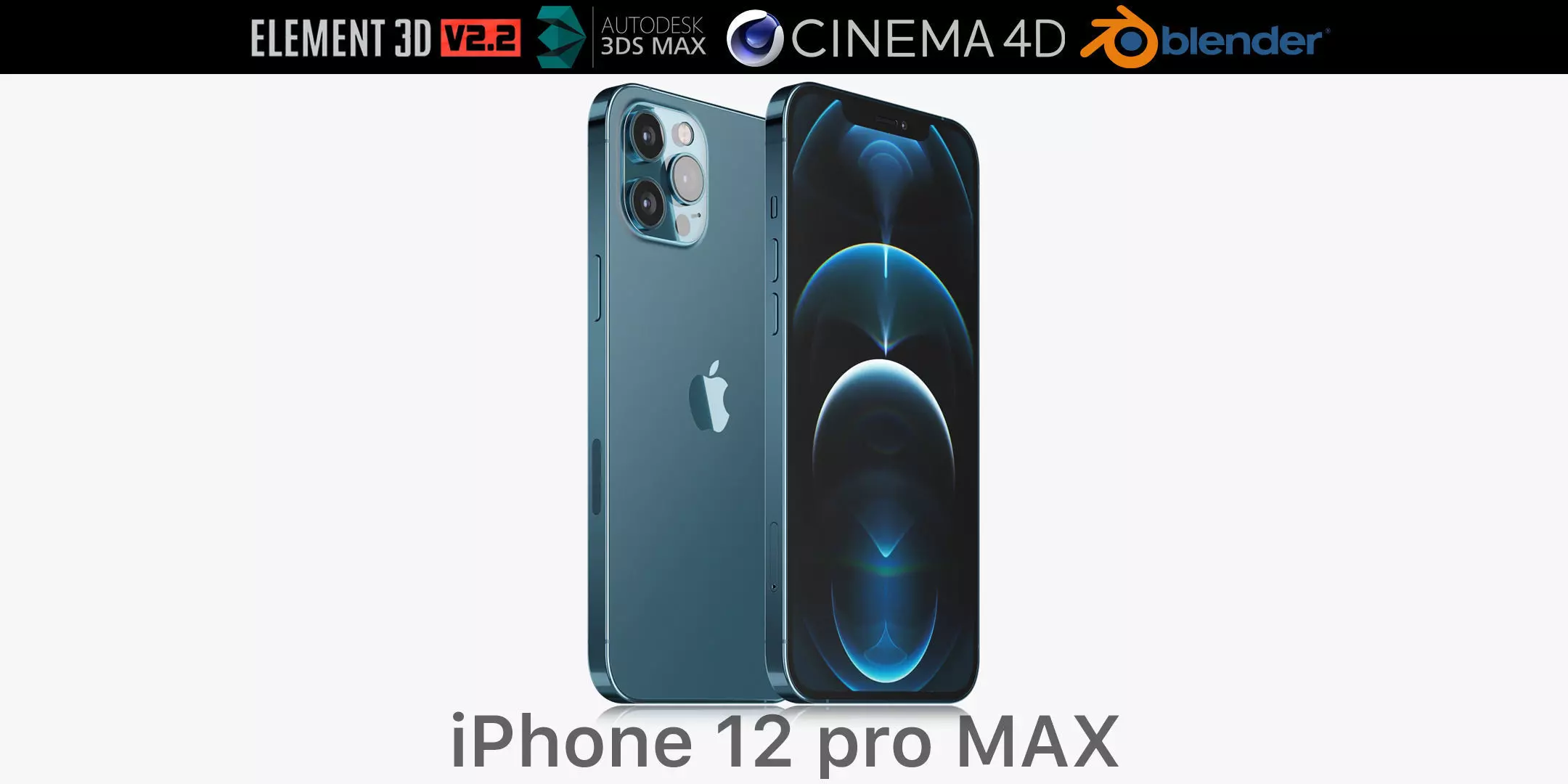 Apple iPhone 12 pro MAX 3D model_0
