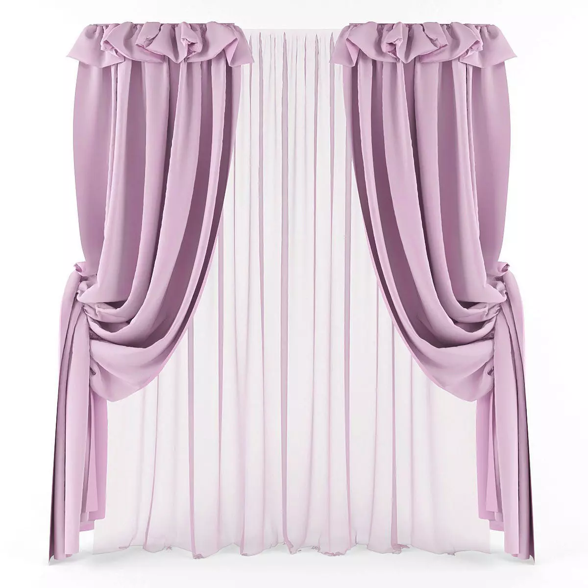 Curtain 3D model 91 3D model_0