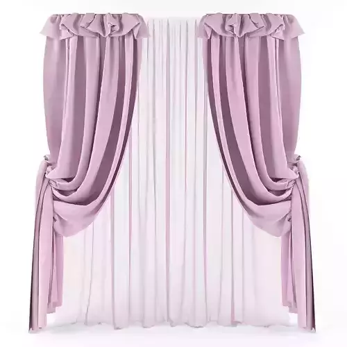 Curtain 3D model 91