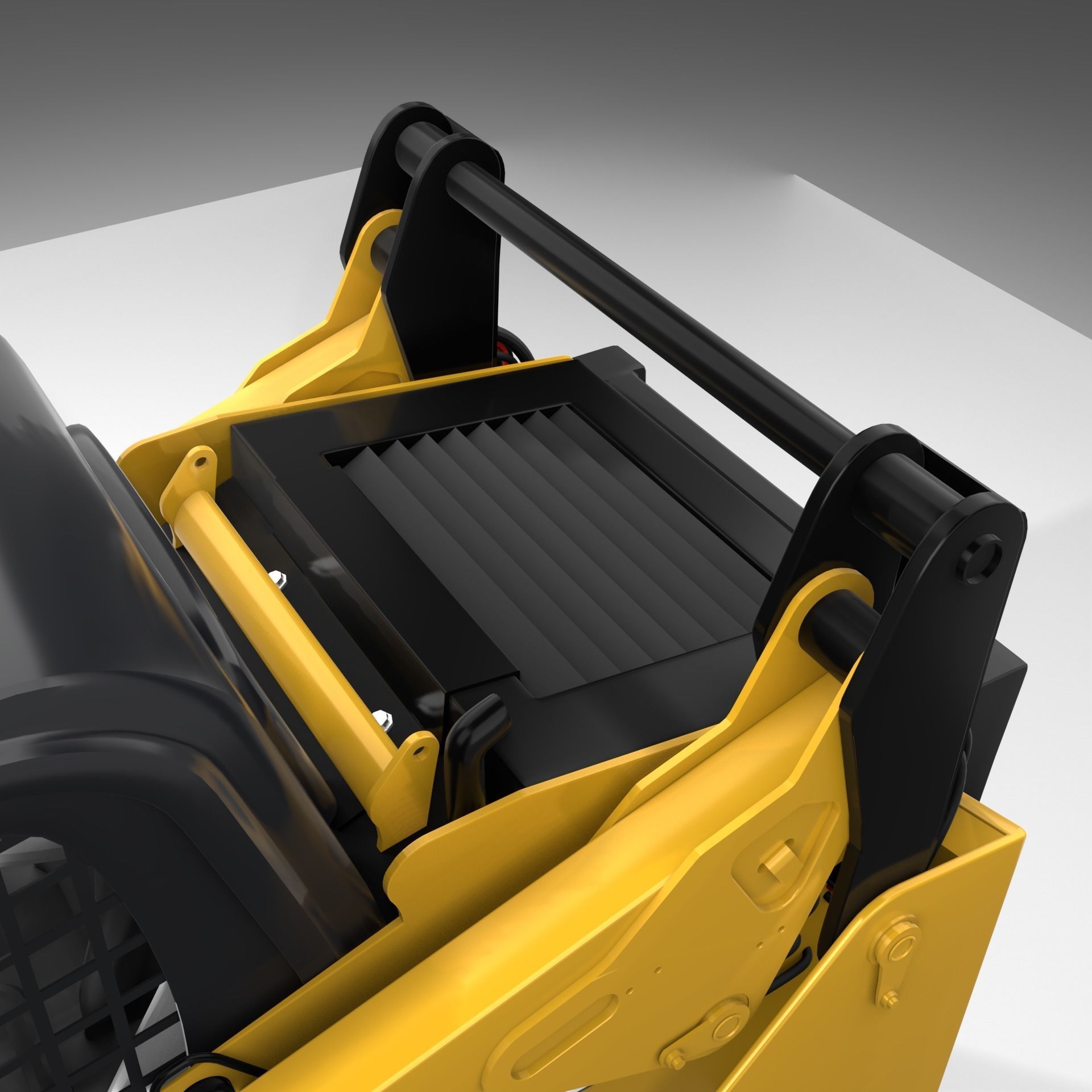 Realistic Skid Steer Loader 3D Model PBR Game Ready Free 3D model_15