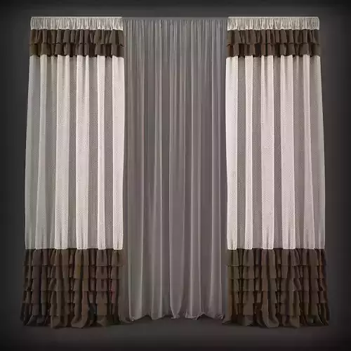 Curtain 3D model 95