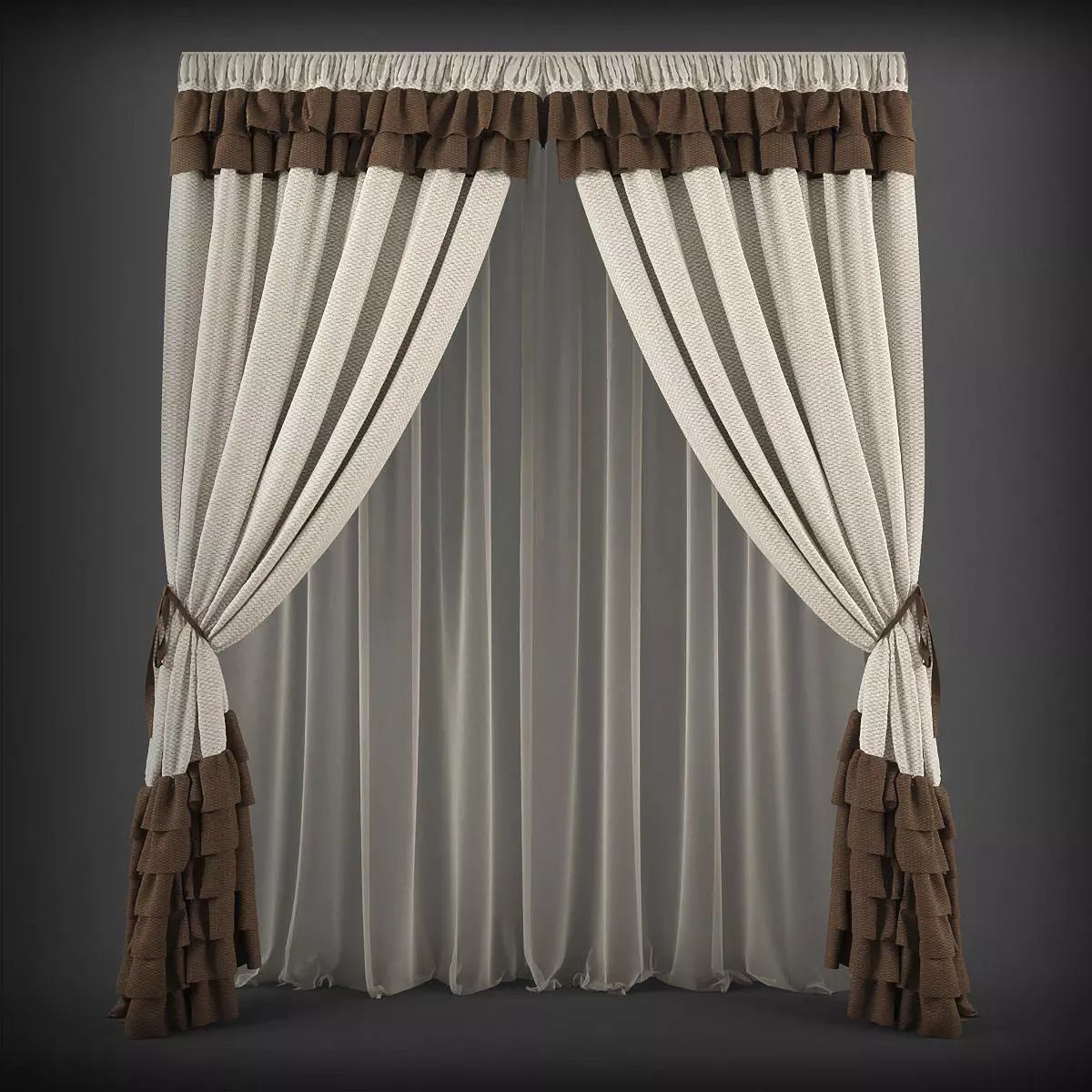 Curtain 3D model 96 3D model_0