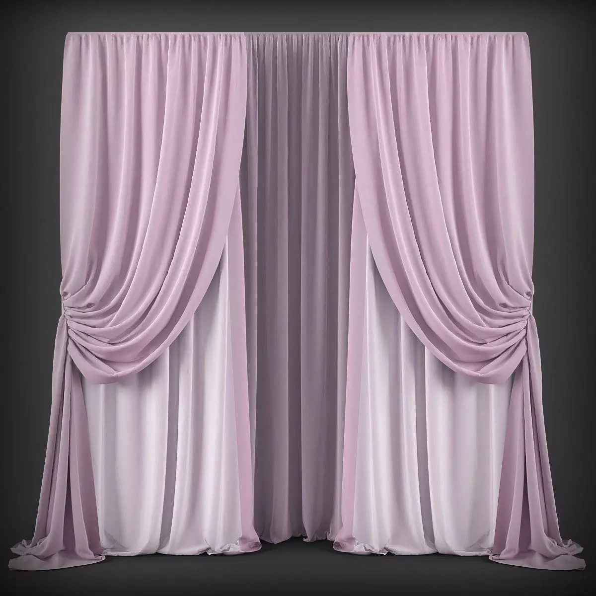 Curtain 3D model 98 3D model_0