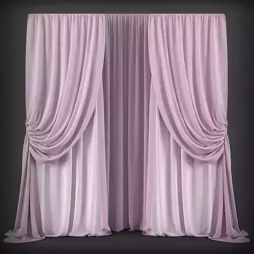 Curtain 3D model 98
