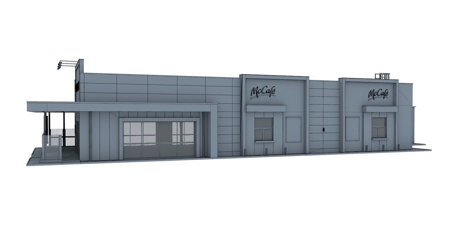 McDonalds Drive Thru 3D model_12