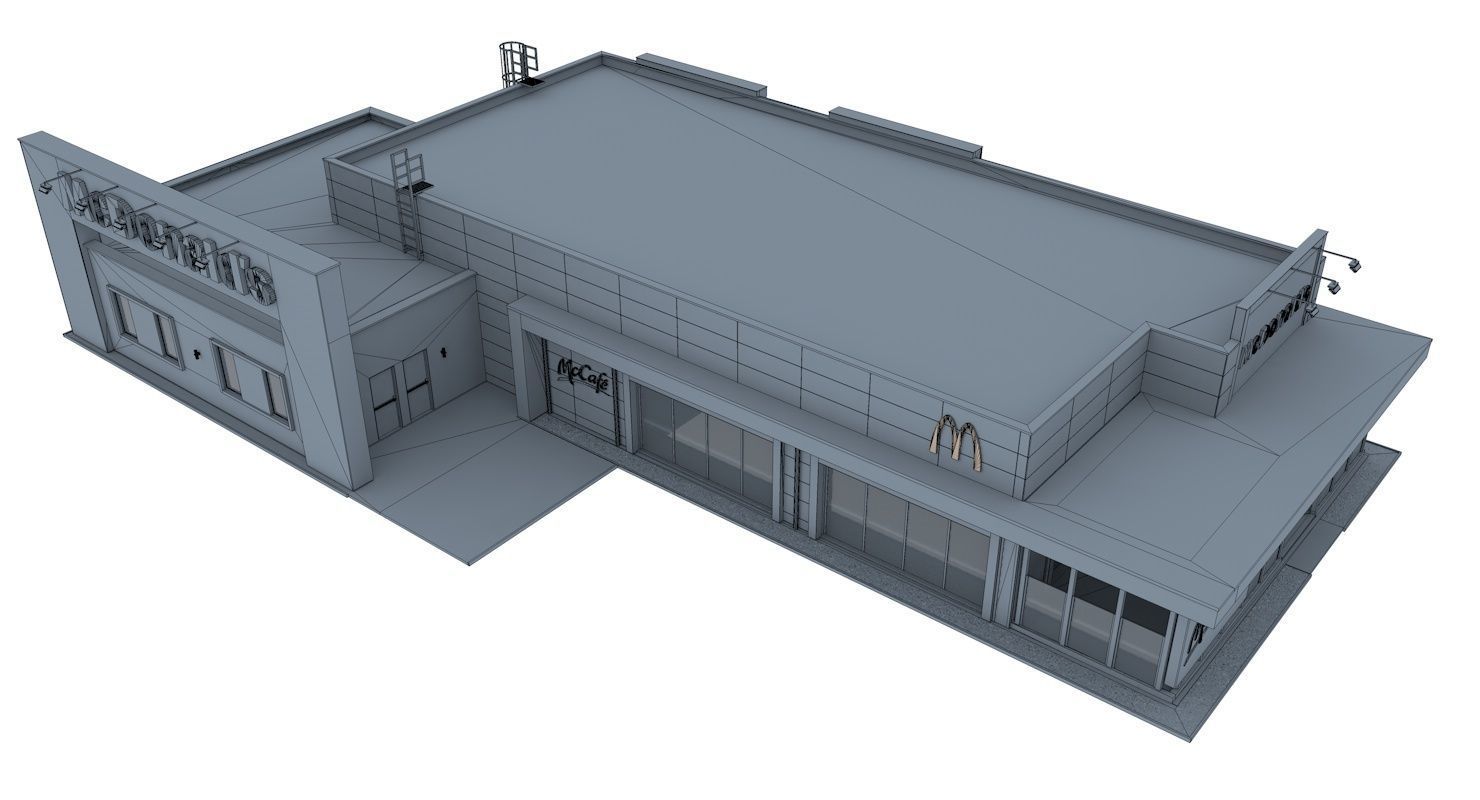McDonalds Drive Thru 3D model_14