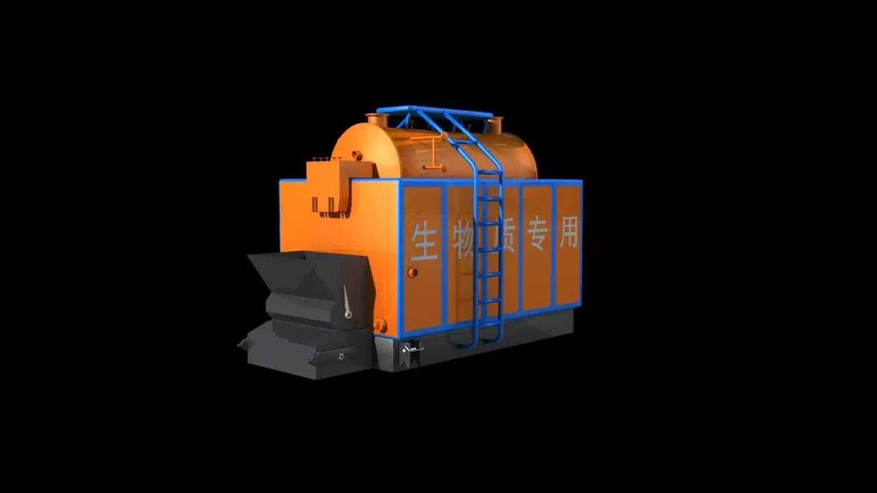 biomass energy 3D model
