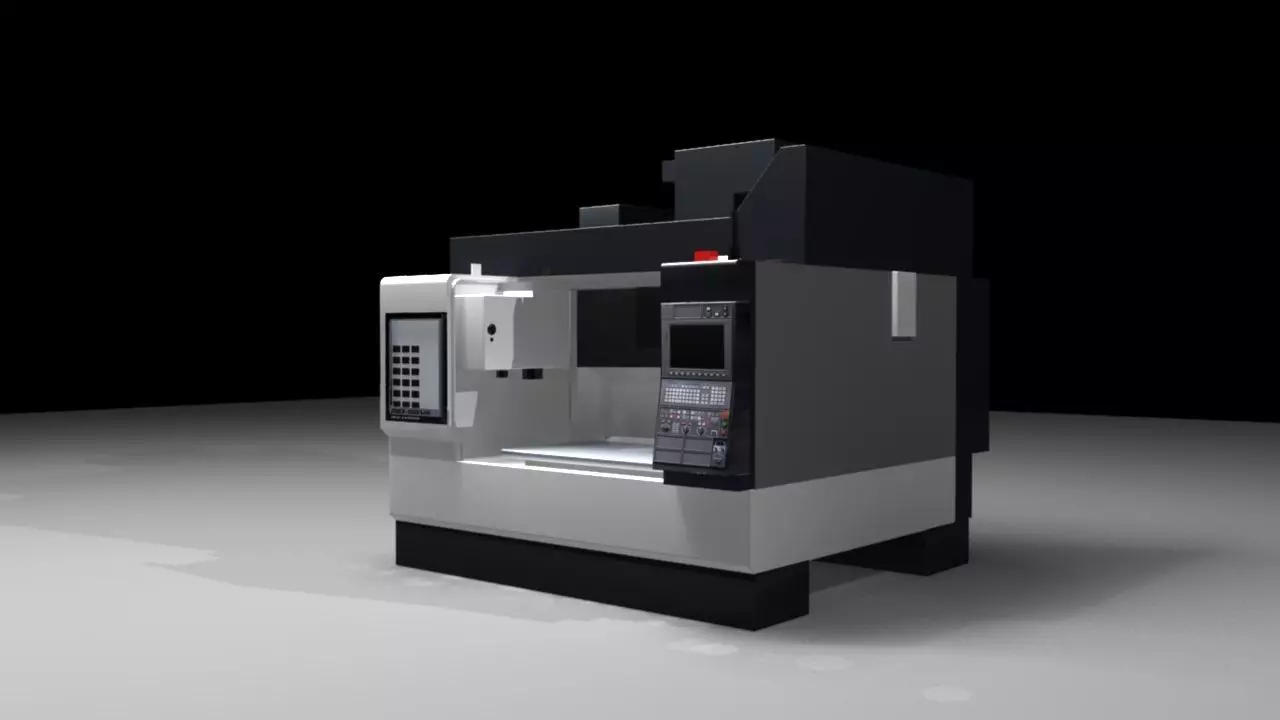 cnc machine 3D model_0