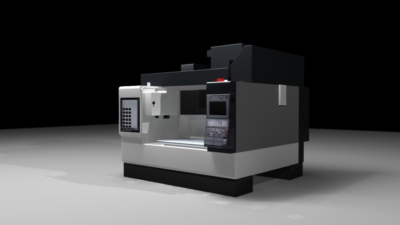 cnc machine 3D model | CGTrader
