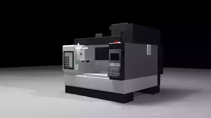 cnc machine 3D model