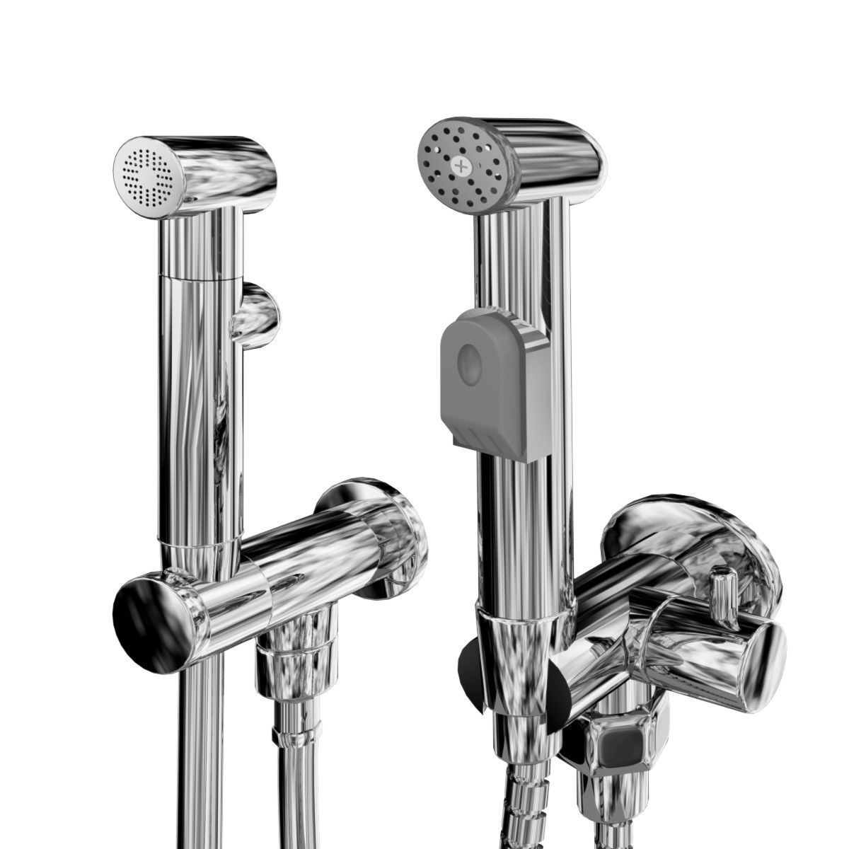 Hygienic shower 3D model_4