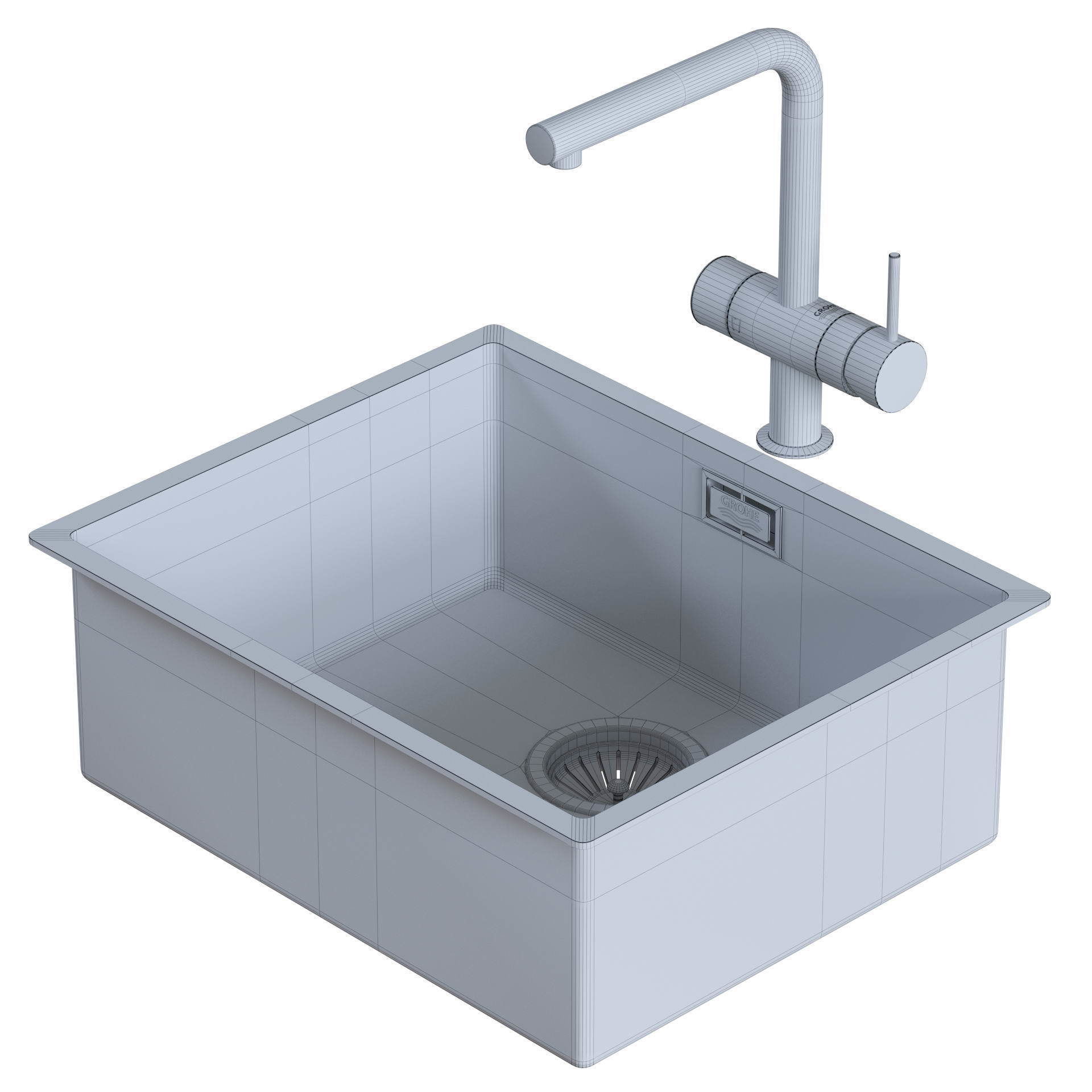 Miele Laundry Set 3D model_45