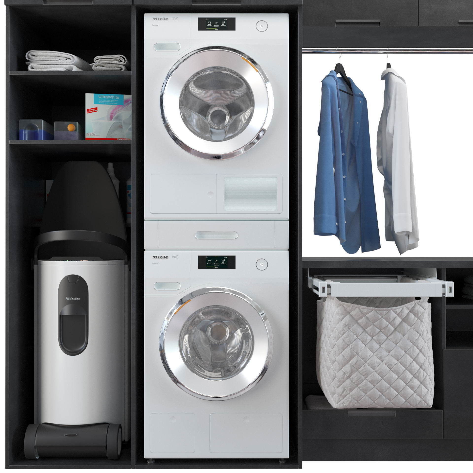 Miele Laundry Set 3D model_24