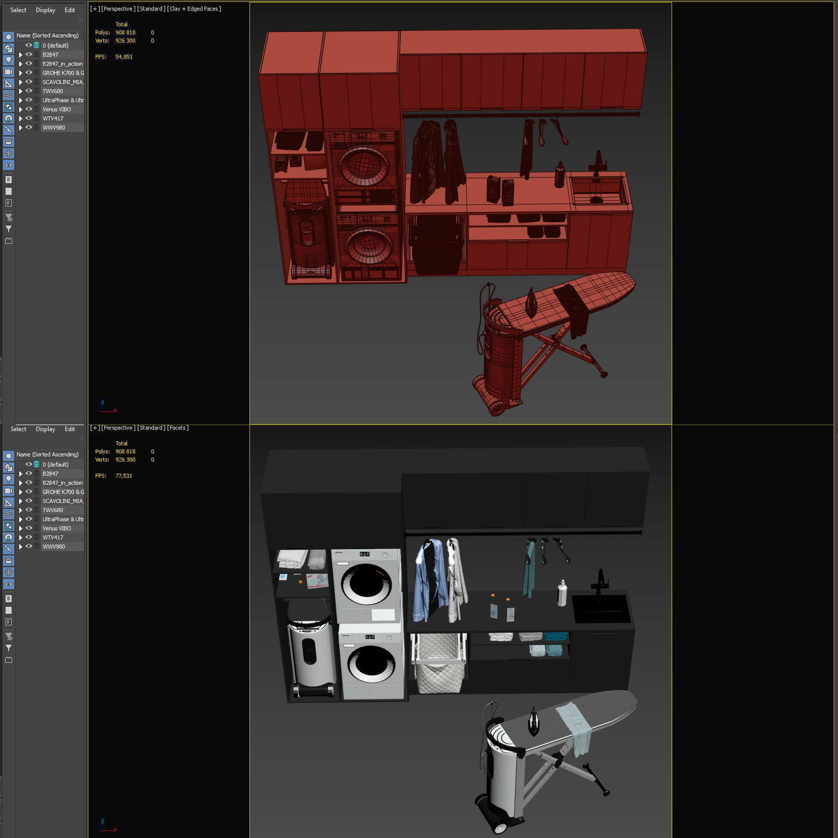 Miele Laundry Set 3D model_27