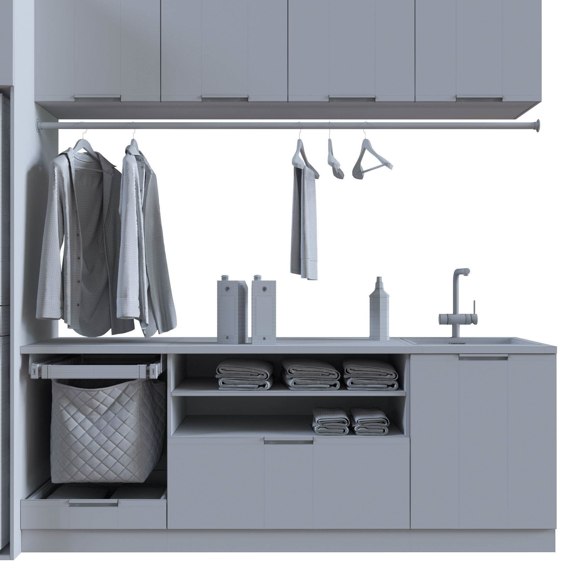 Miele Laundry Set 3D model_49