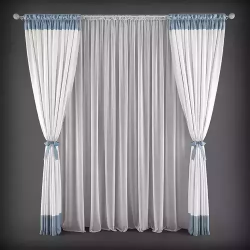 Curtain 3D model 101