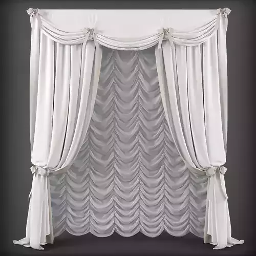 Curtain 3D model 102