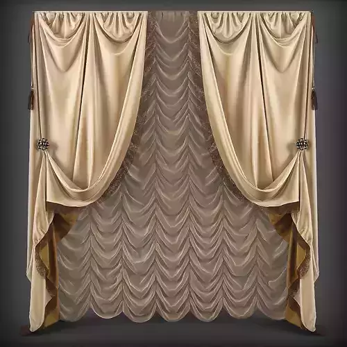 Curtain 3D model 103