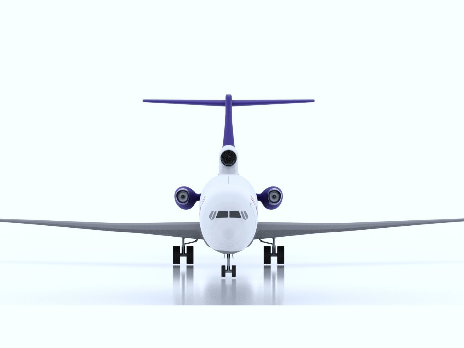 Boeing 727-200F Advanced Freighter 3D model_1