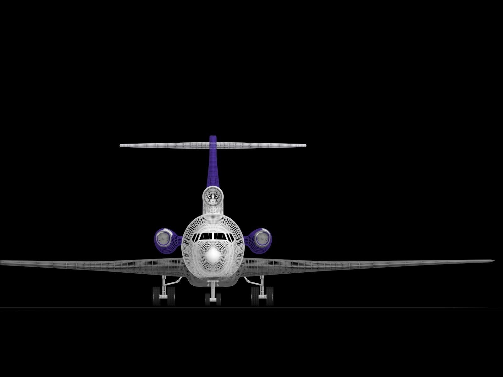 Boeing 727-200F Advanced Freighter 3D model_7