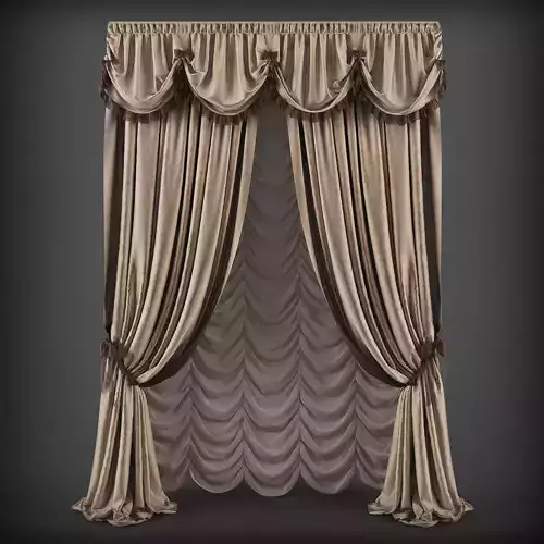 Curtain 3D model 105