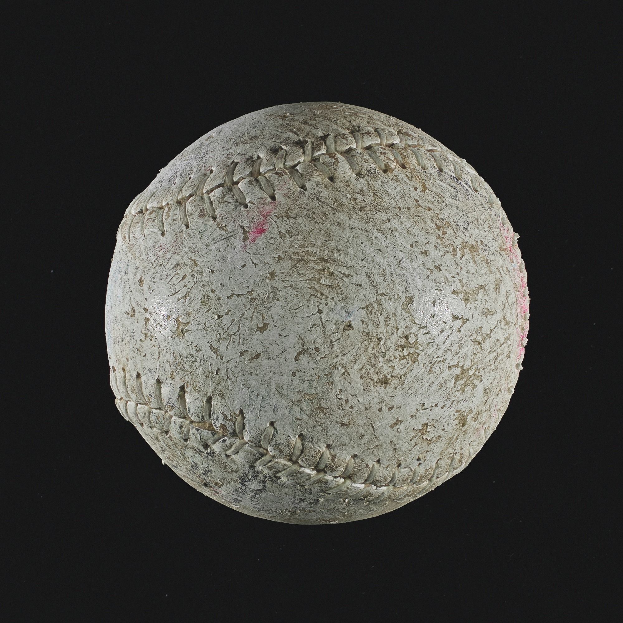 Baseball based on scan Low-poly 3D model_5