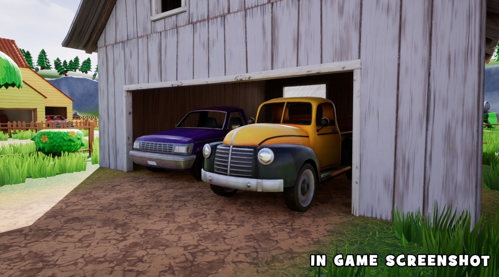 Stylized Cars Low-poly 3D model_13