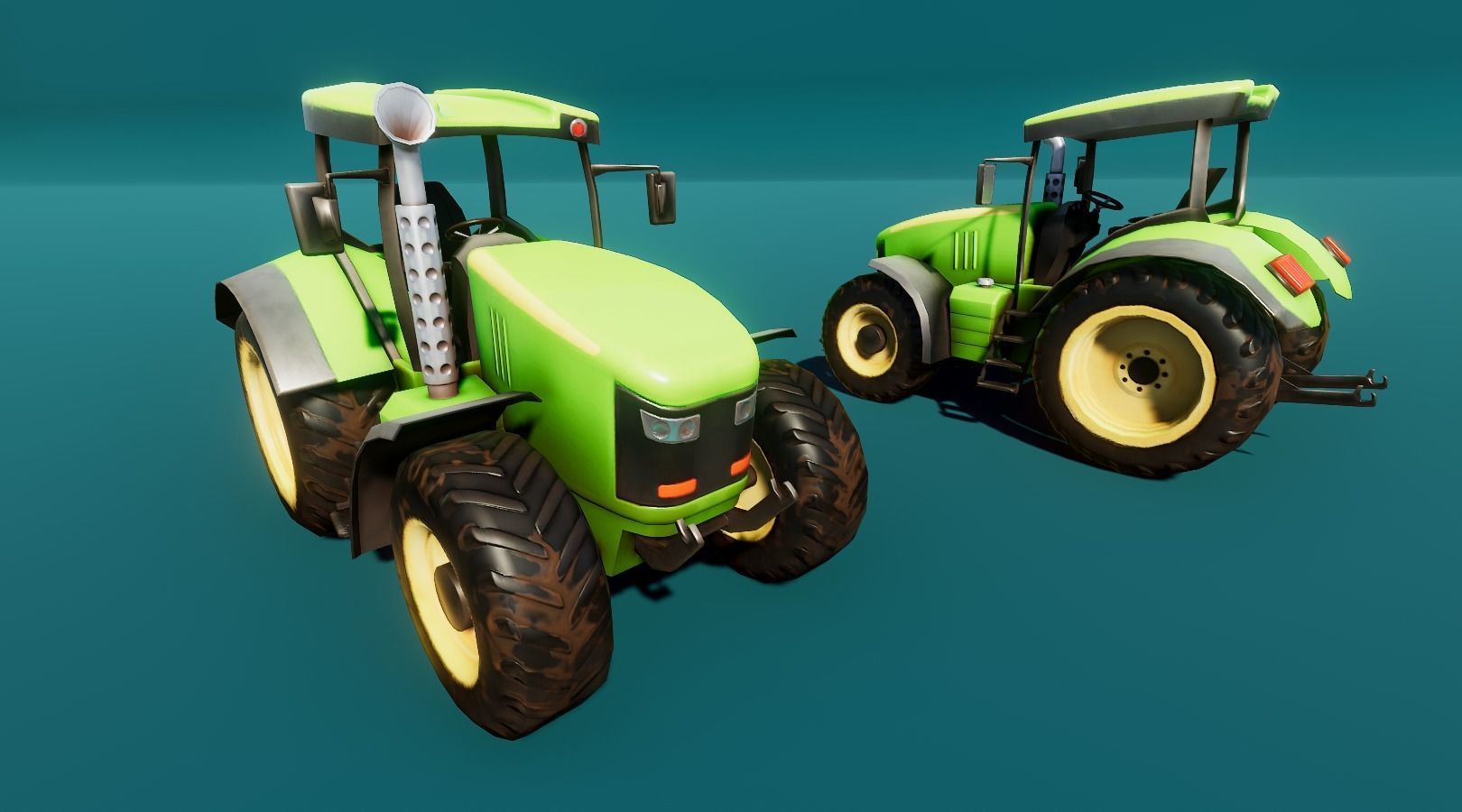 Stylized Cars Low-poly 3D model_11