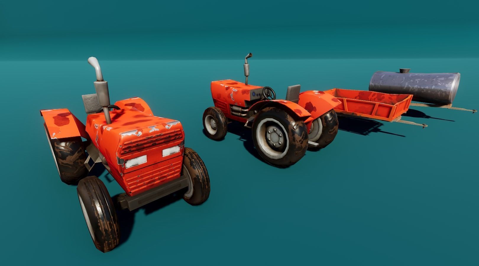 Stylized Cars Low-poly 3D model_10