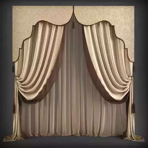 Curtain 3D model 109